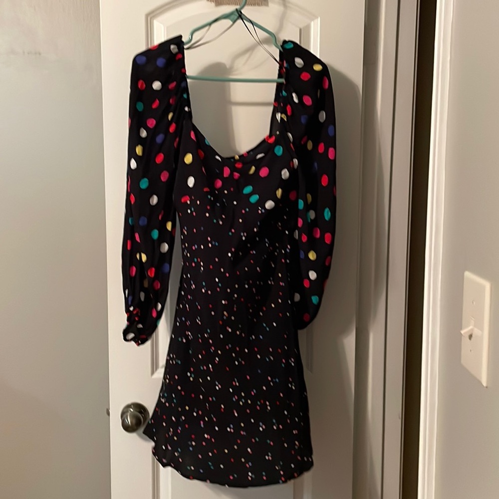 Rixo polka dot dress size 4